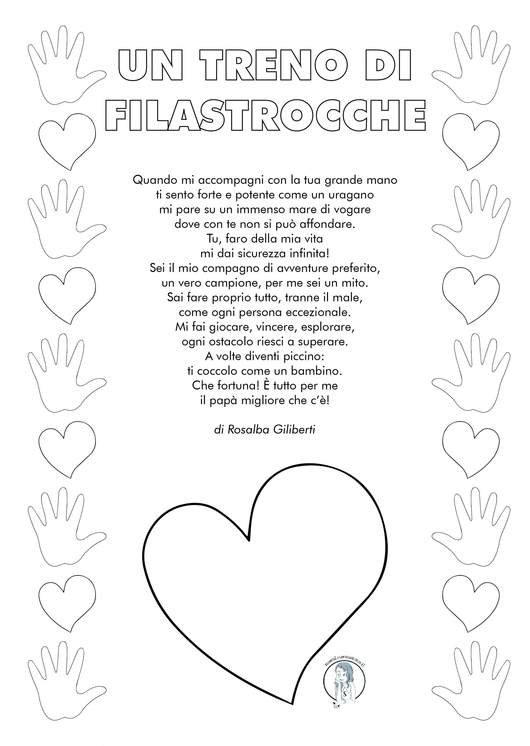 filastrocca festa del papà poesia