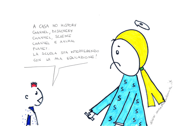 Maestraemamma - Sante Maestre - vignette divertenti scuola