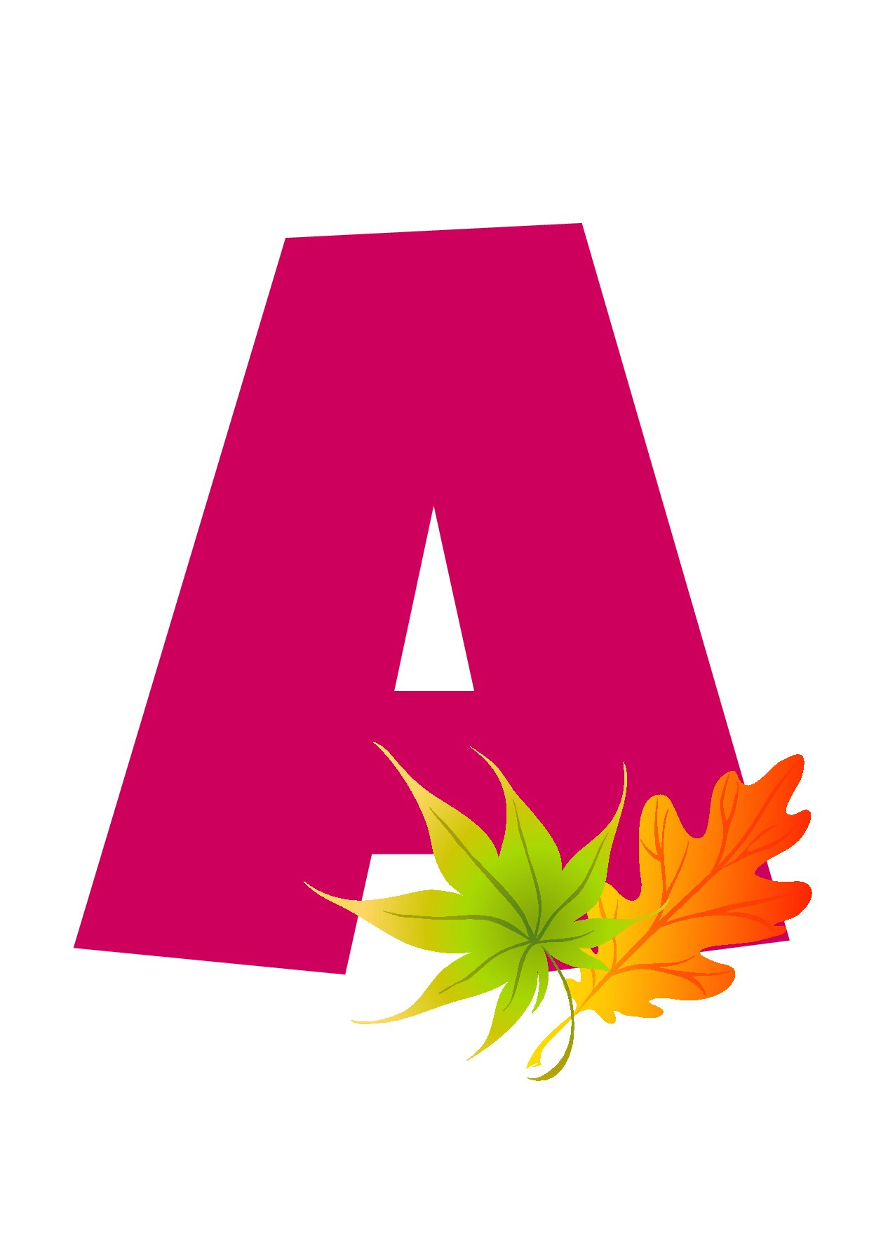 Scritta AUTUNNO - SCARICA IL PDF