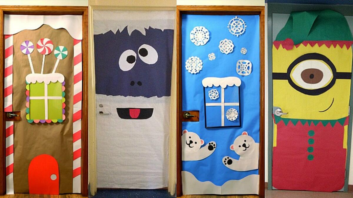 Altre porte Natalizie .... (scuola) - 