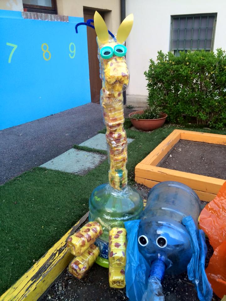 Riciclo creativo con i bambini