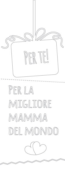 Segnalibro da scaricare e colorare - Scarica il PDF