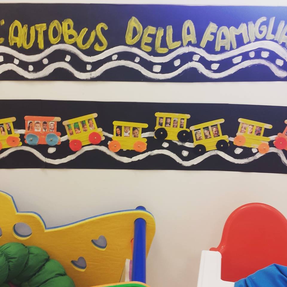 Colori e pannelli alla scuola dell'infanzia