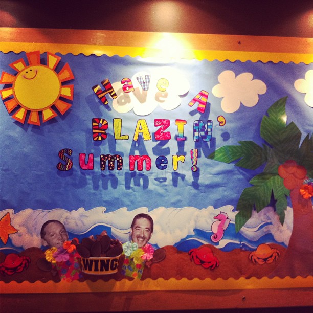 Have-A-Blazin-Summer-Bulletin-Board-Idea
