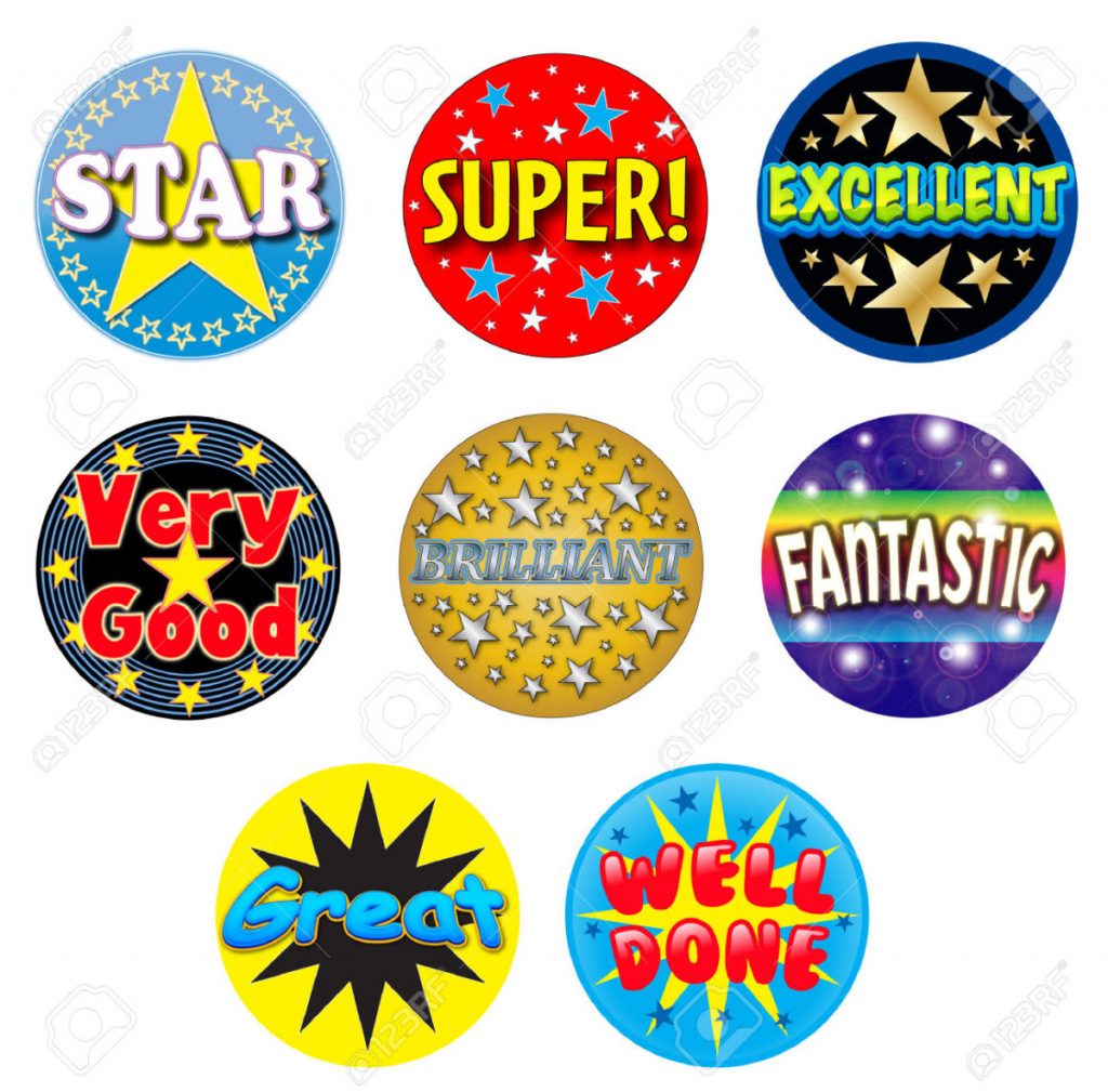 Sostituire i voti con divertenti stampini stickers valutazione