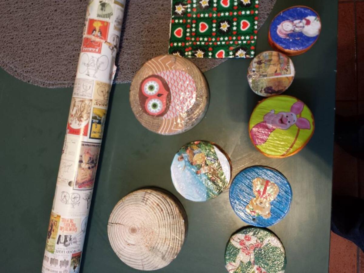 Decorazioni di Natale con materiale di recupero - 