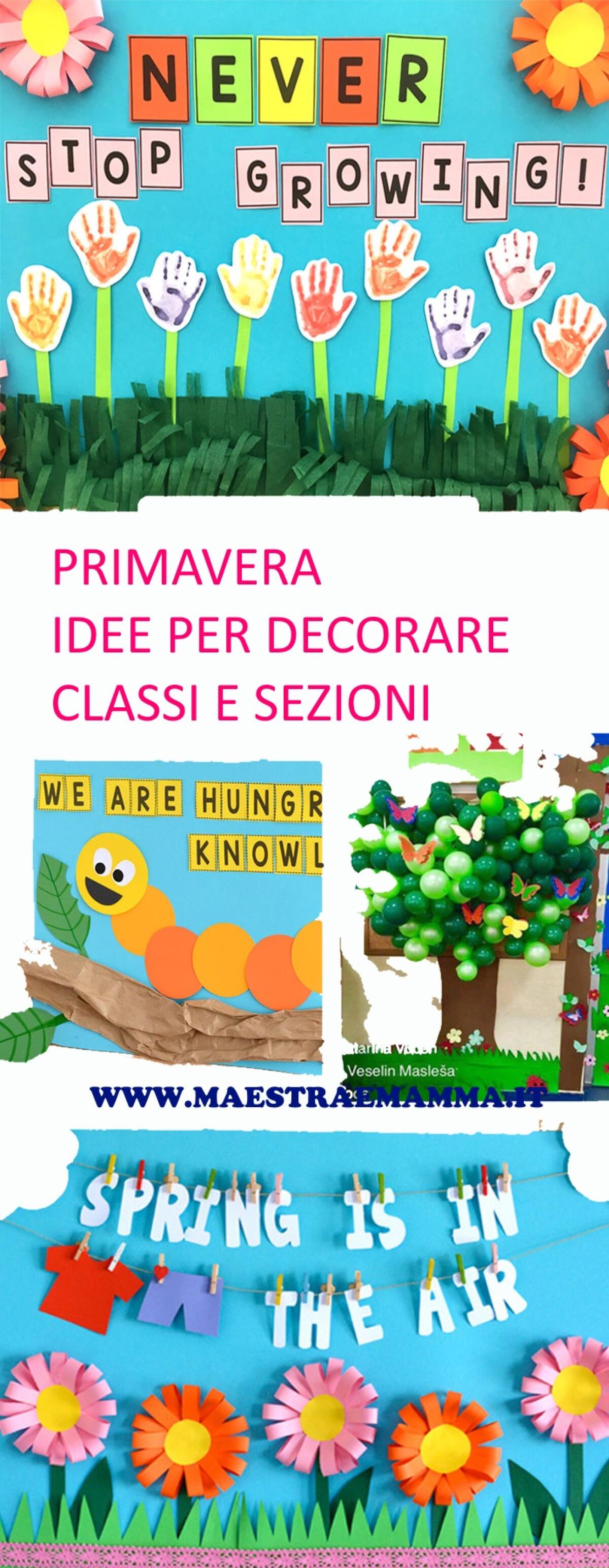 Cartelloni primavera scuola dell'infanzia - 