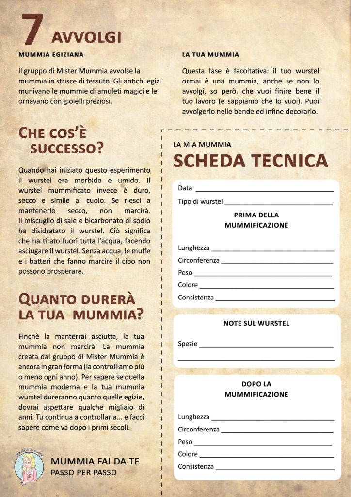 come realizzare una mummia egiziana mummificazione egizia scuola elementare