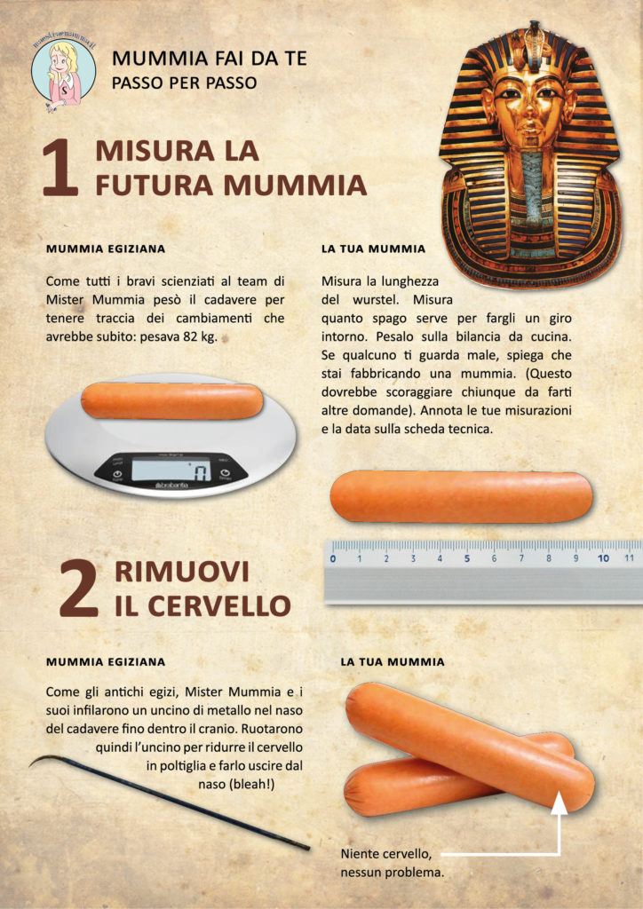 come realizzare una mummia egiziana mummificazione egizia scuola elementare