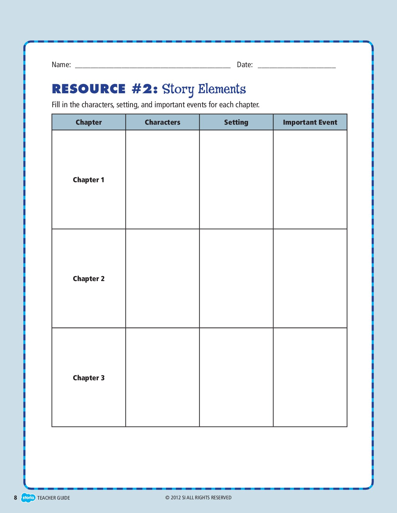 Ciao! Fly Guy Storia Story Elementi Resource (PDF)
