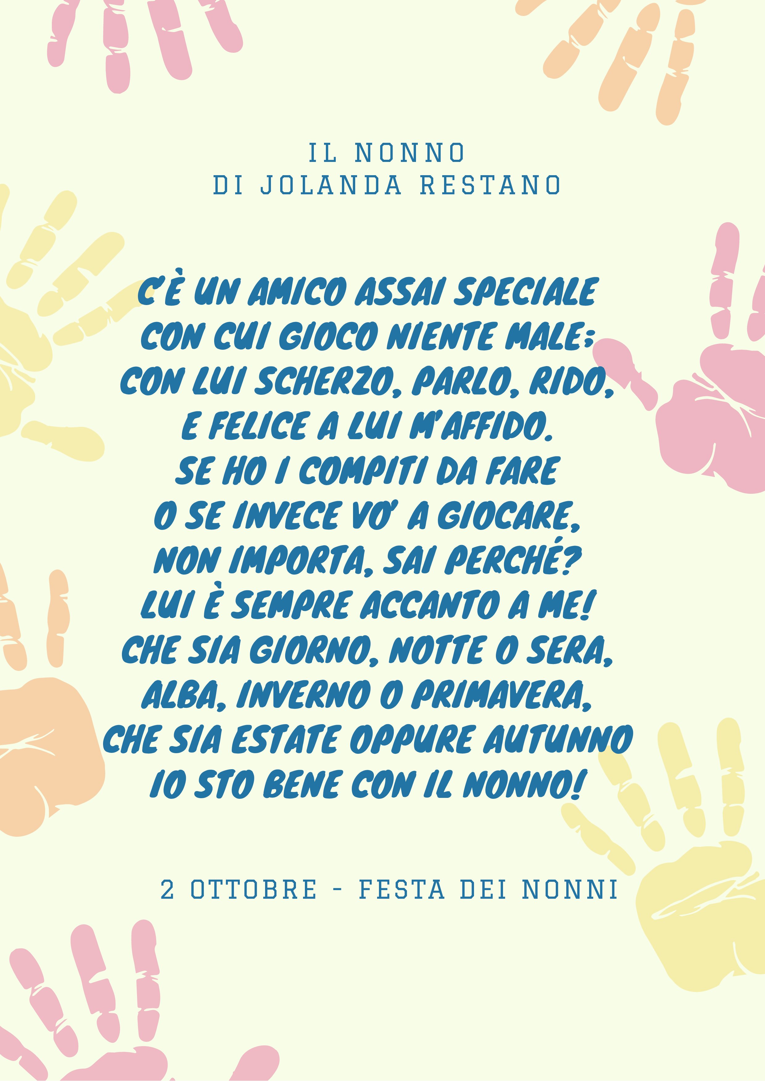 Poesia festa dei nonni