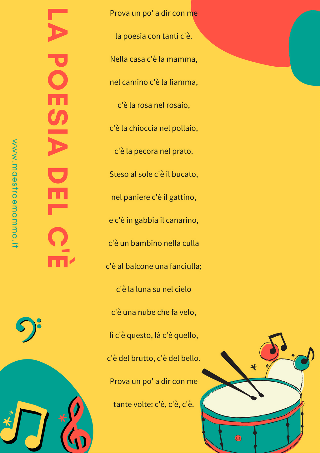 La poesia del c'è