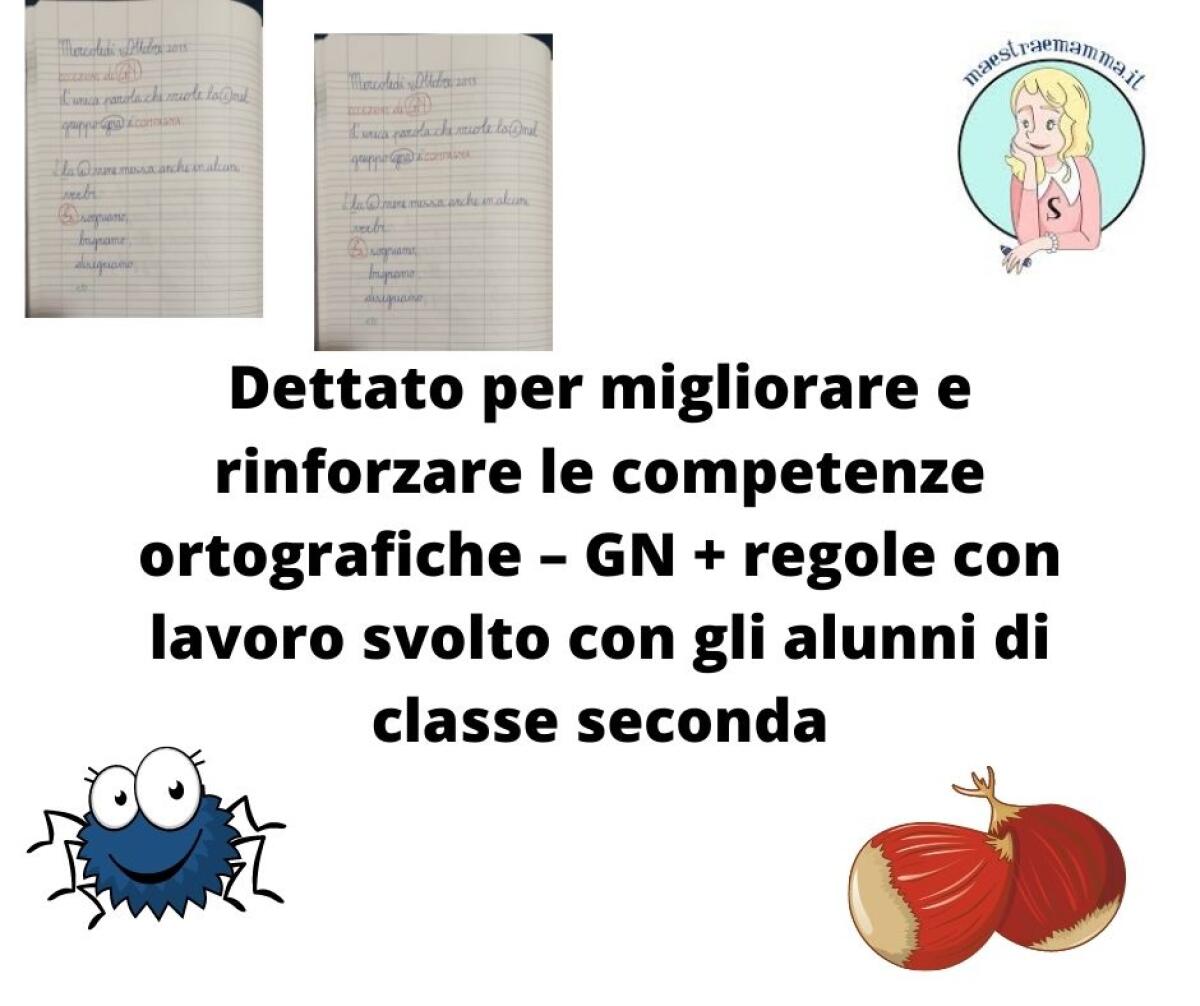Dettato ortografico - GN - 