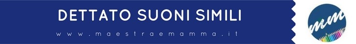 Dettato suoni simili