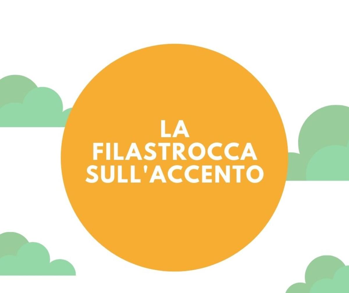 Filastrocca sull'accento - 
