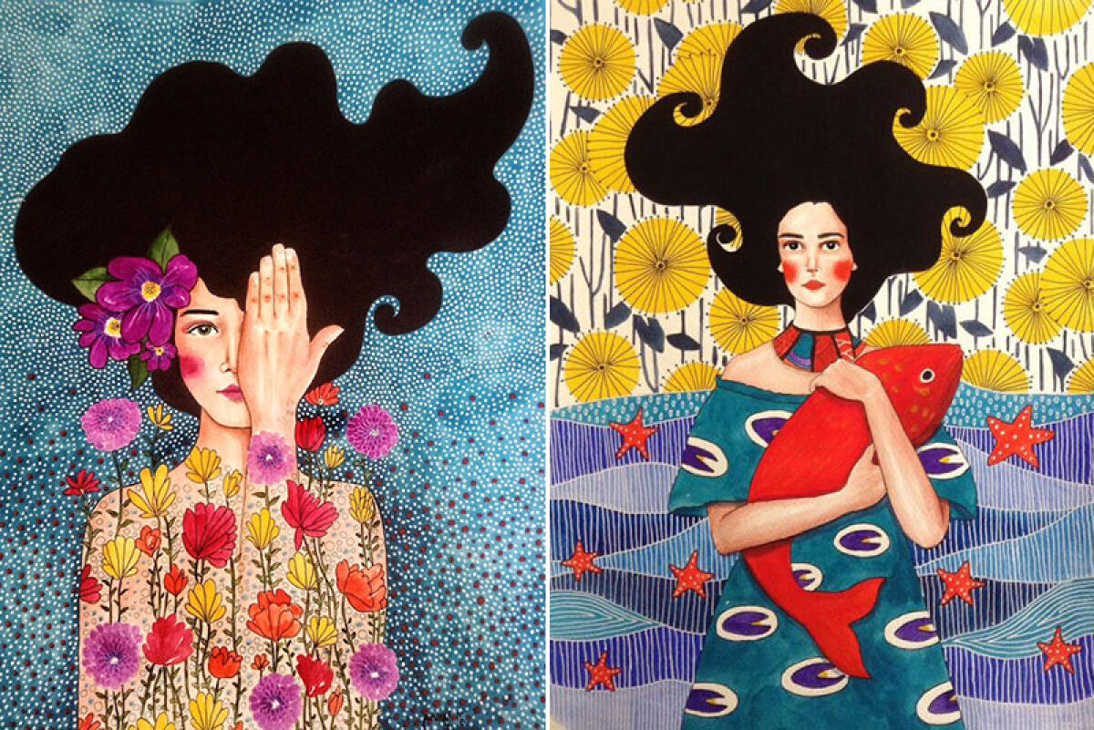 Le donne nelle illustrazioni di Hulya Ozdemir - 