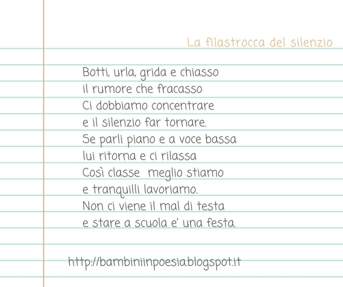 La filastrocca del silenzio - 