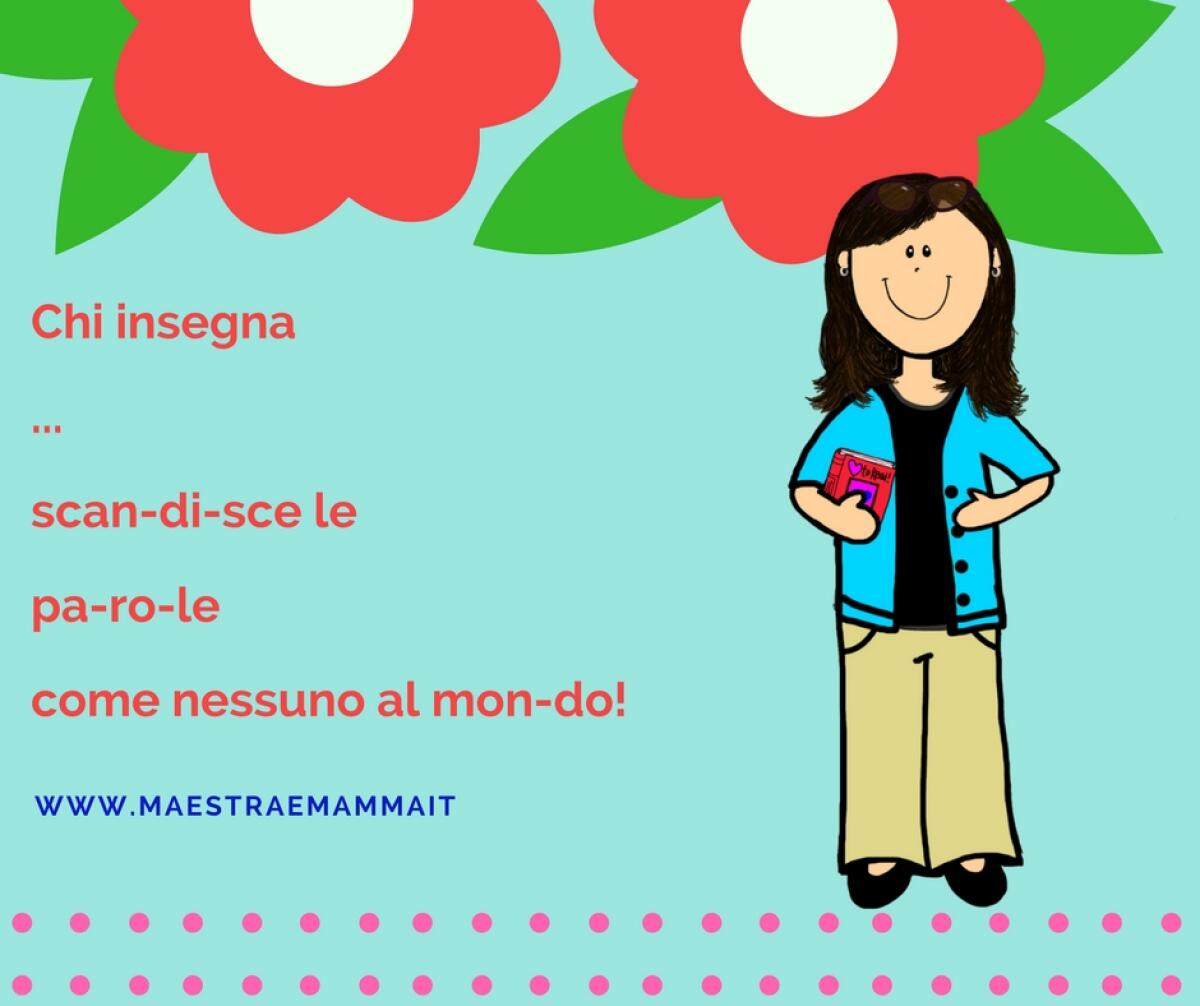 Chi insegna ... scandisce le parole come nessuno al mondo! - 