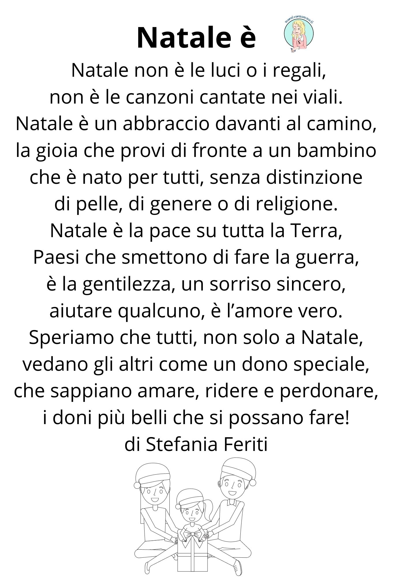 poesia per natale per bambini scuola primaria