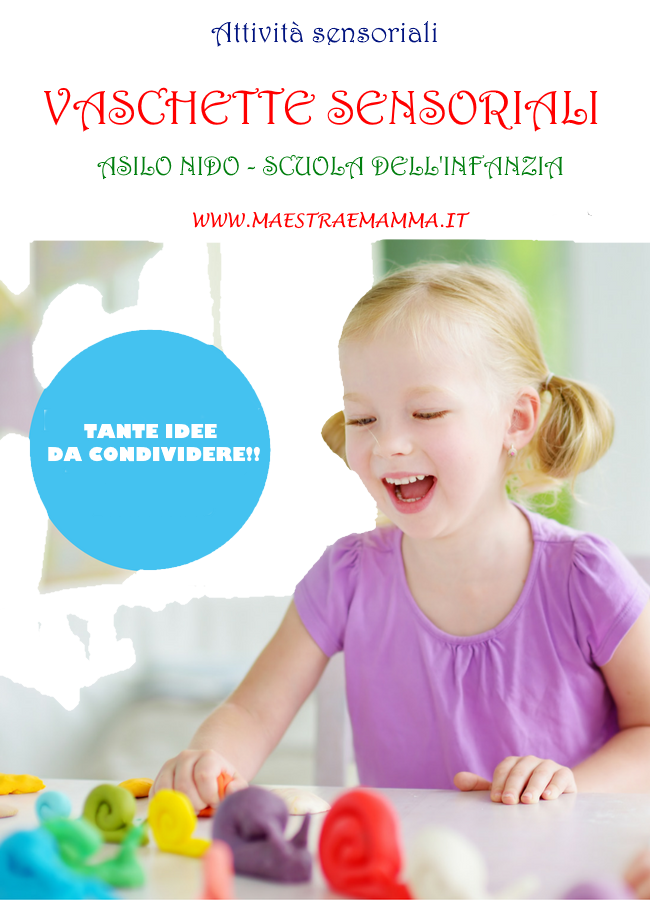 vaschette sensoriali scuola infanzia asilo nido