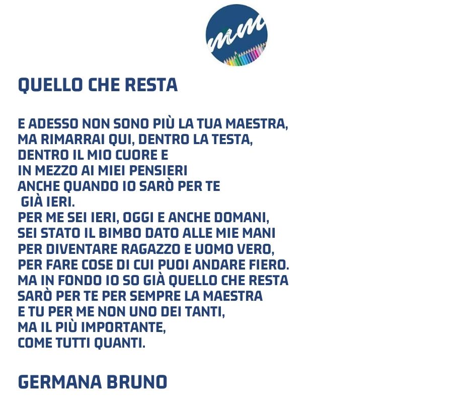 poesia fine anno germana bruno quello che resta