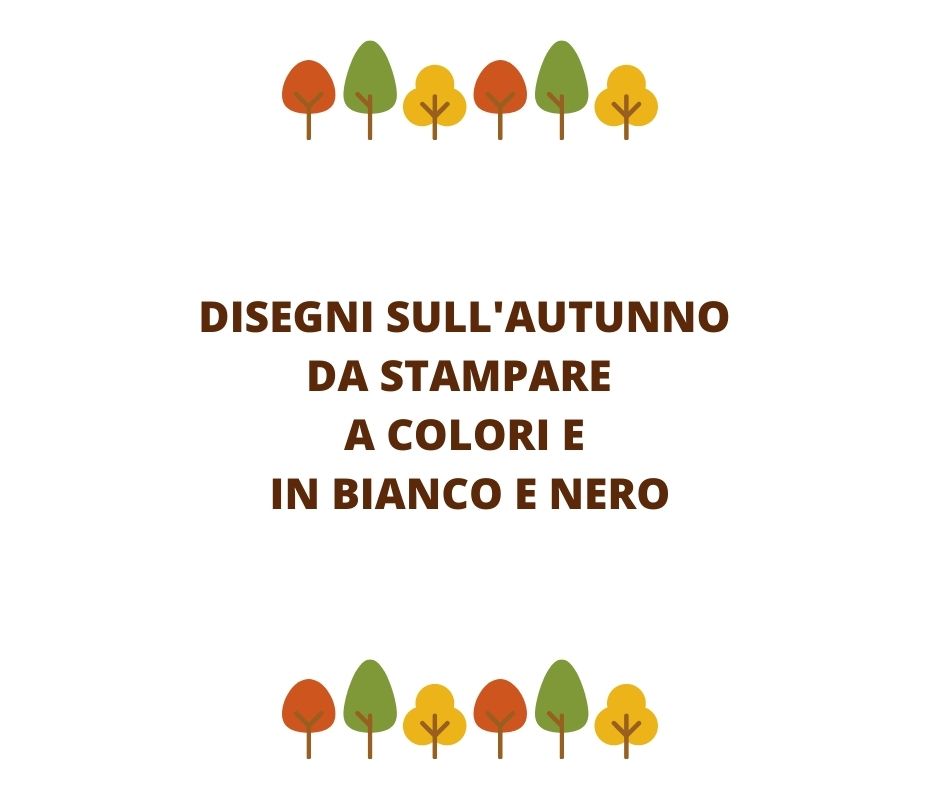 Disegni autunno da scaricare