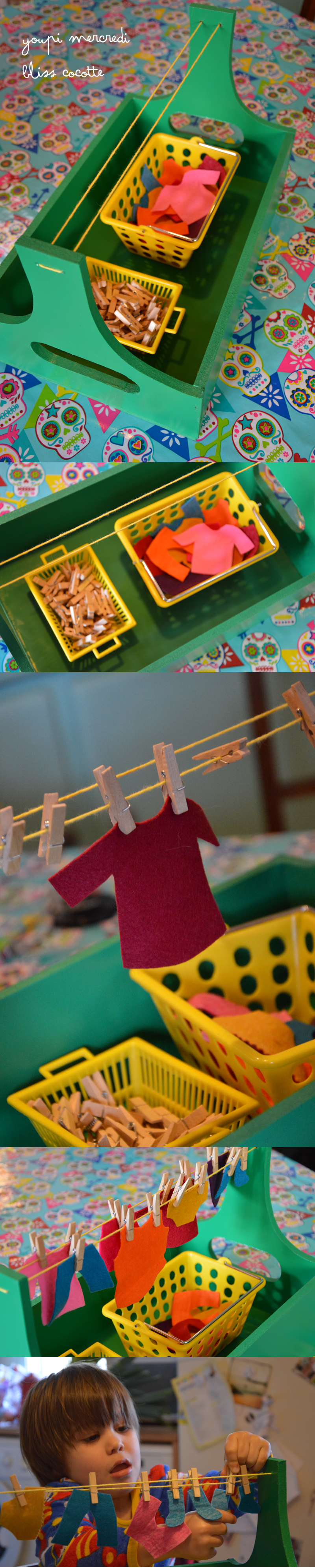 Attività montessoriana per sviluppare la manualità fine