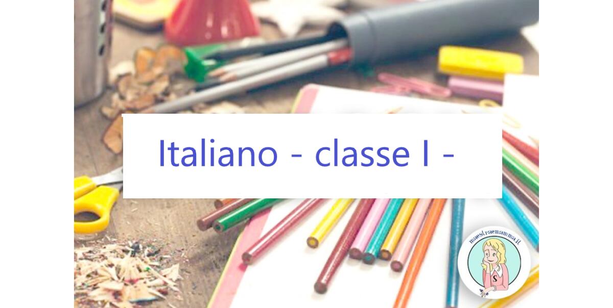 Italiano classe prima - 