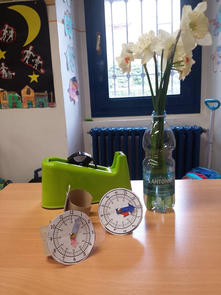 Lavoretto per insegnare a leggere l'ora - scuola primaria -