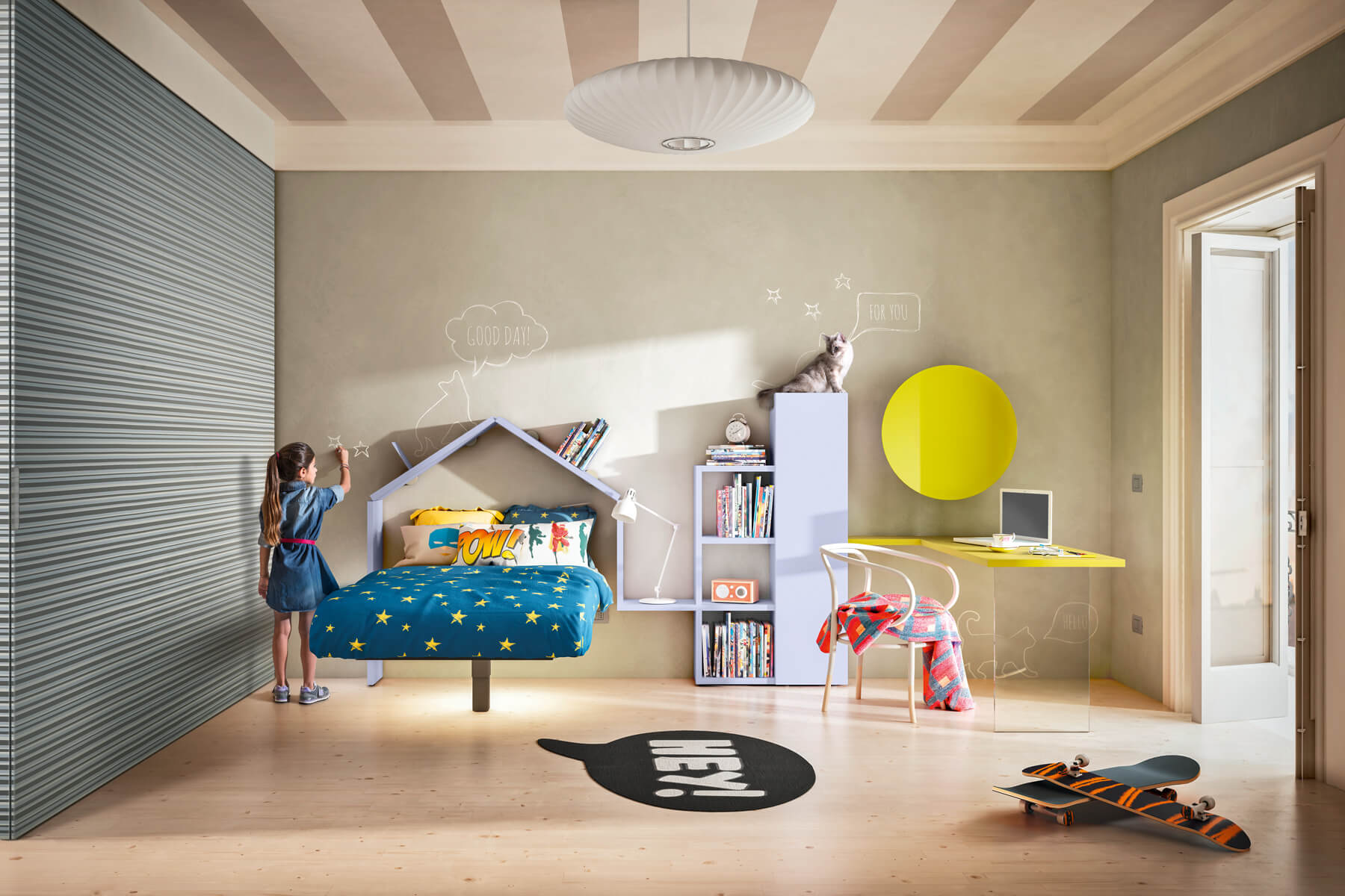 Cameretta-5-Letto-Singolo-lago-design