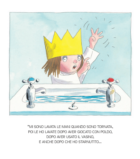 non-voglio-lavarmi-le-mani-principessa-tony-ross-albo-illustrato-per-bambini