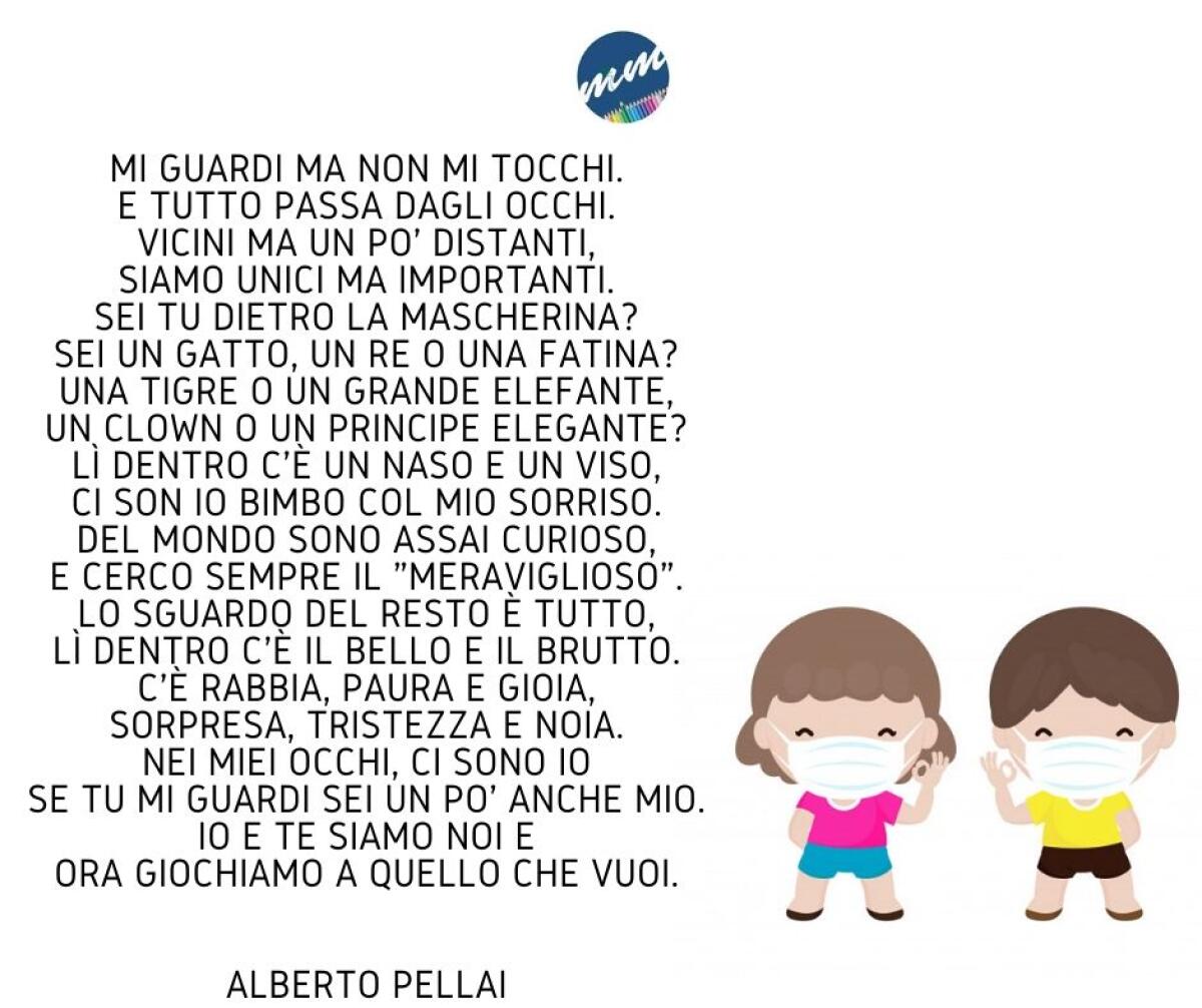 Filastrocca per mettere la mascherina - di Alberto Pellai - 
