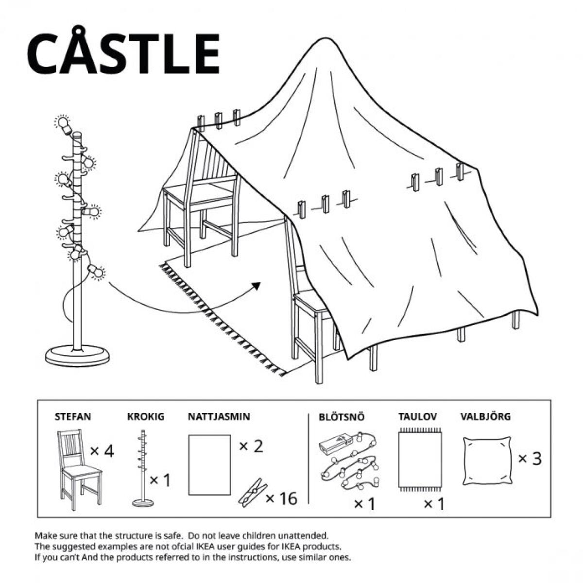 Come costruire un fortino, una tenda, una fortezza in casa con i bambini - 