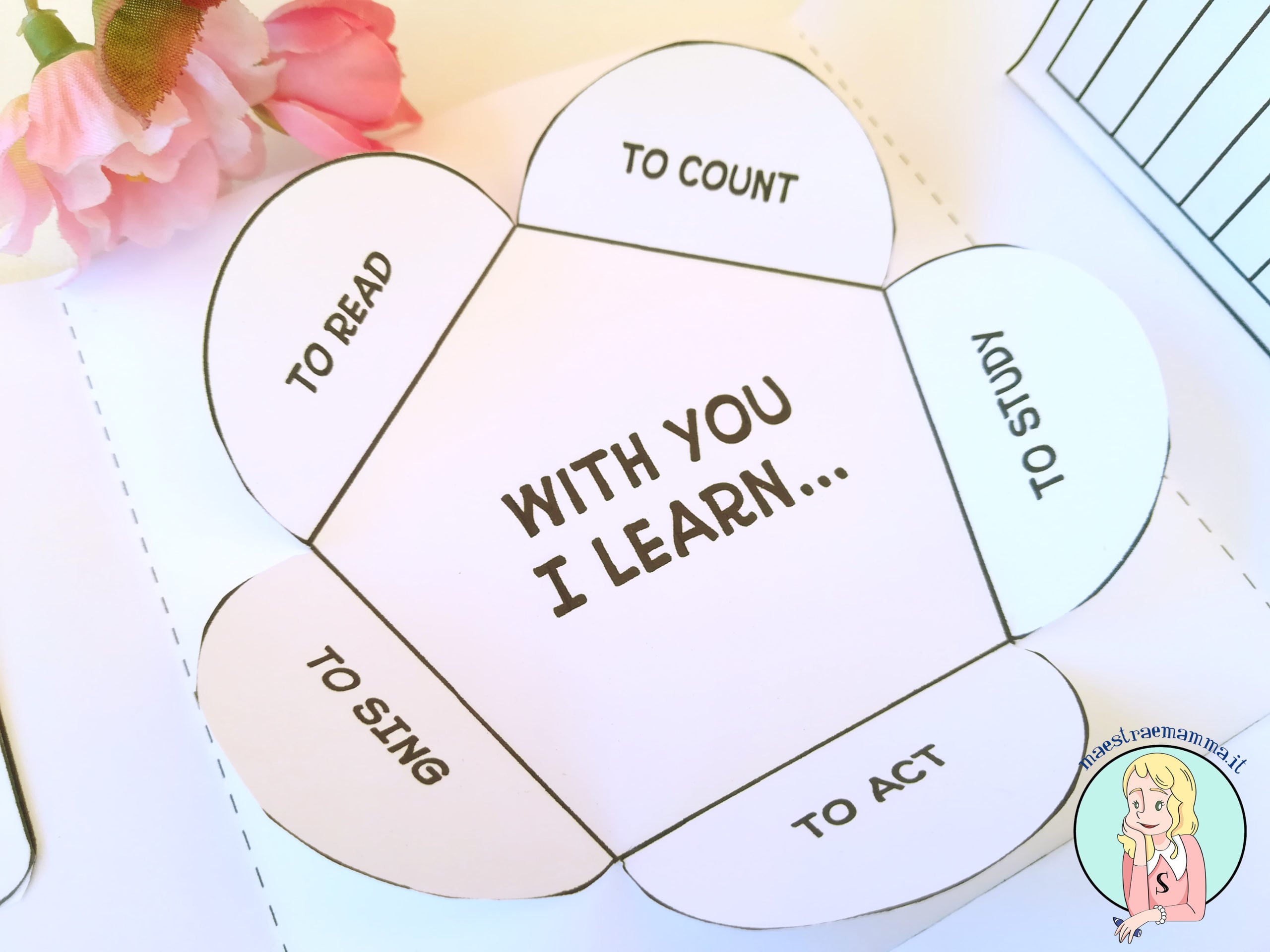 lapbook fine anno scolastico per la maestra grazie settimana del docente