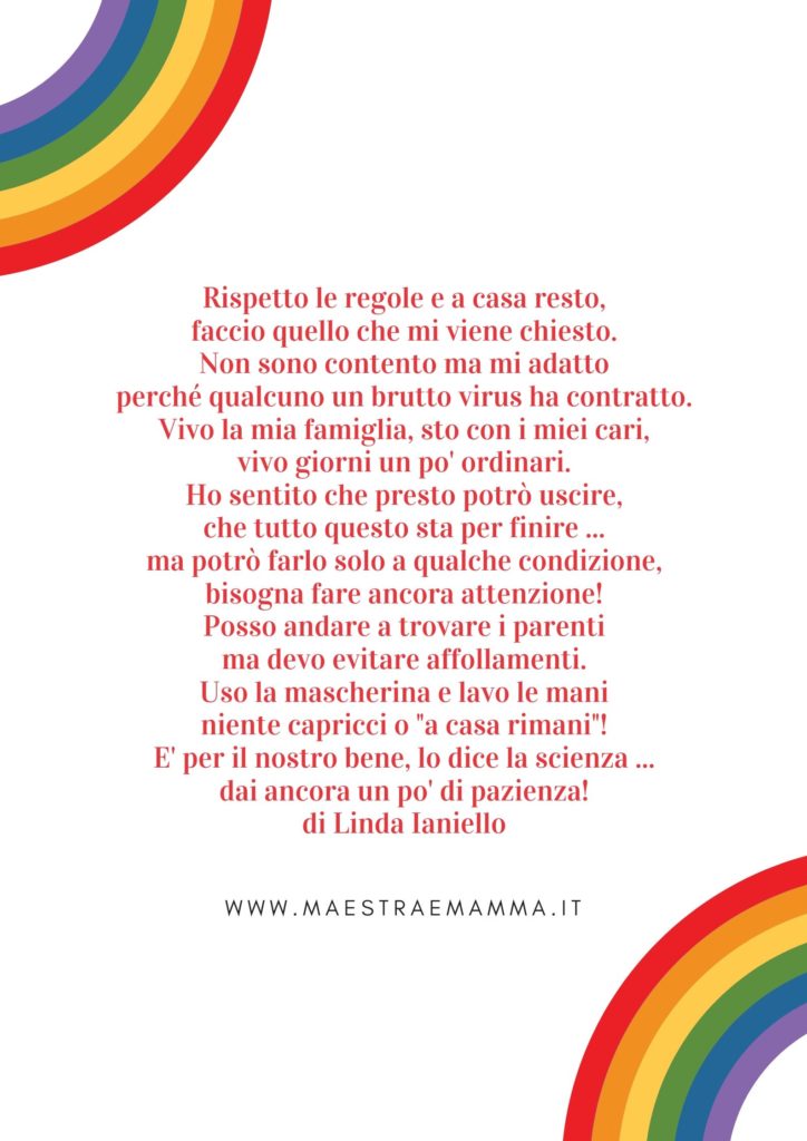 filastrocca bambini coronavirus
