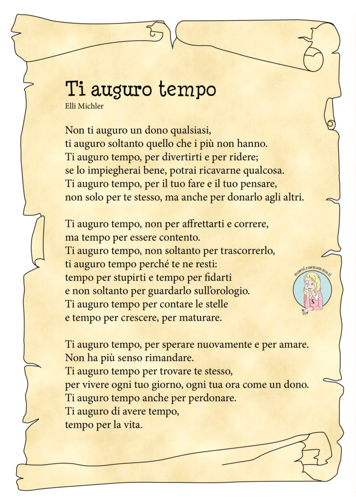 ti auguro tempo