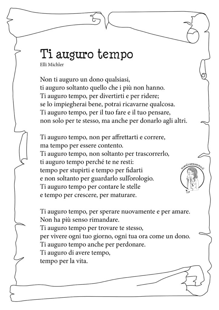 ti auguro tempo