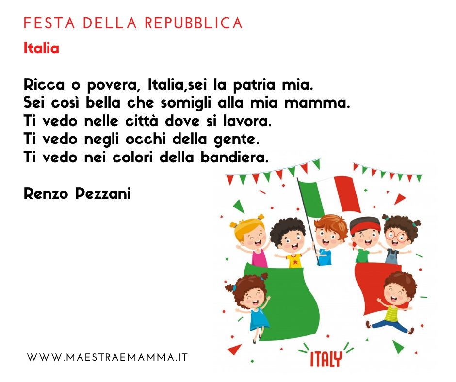 2 GIUGNO FESTA DELLA REPUBBLICA MAESTRAEMAMMA POESIE