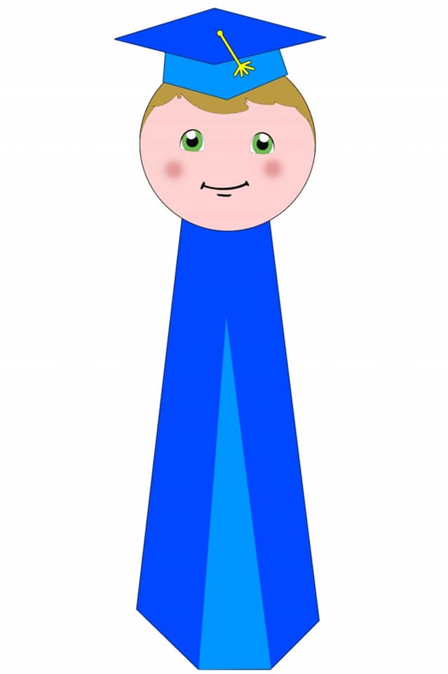 segnalibro bambino a colori lavoretti fine anno scolastico