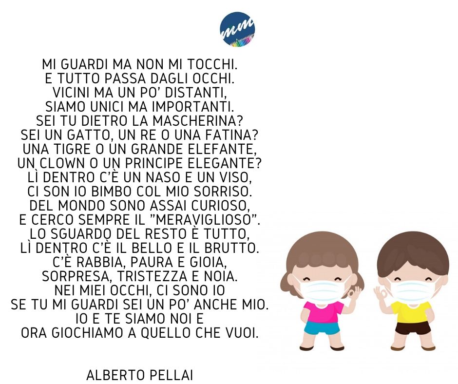 Filastrocca per mettere la mascherina - di Alberto Pellai
