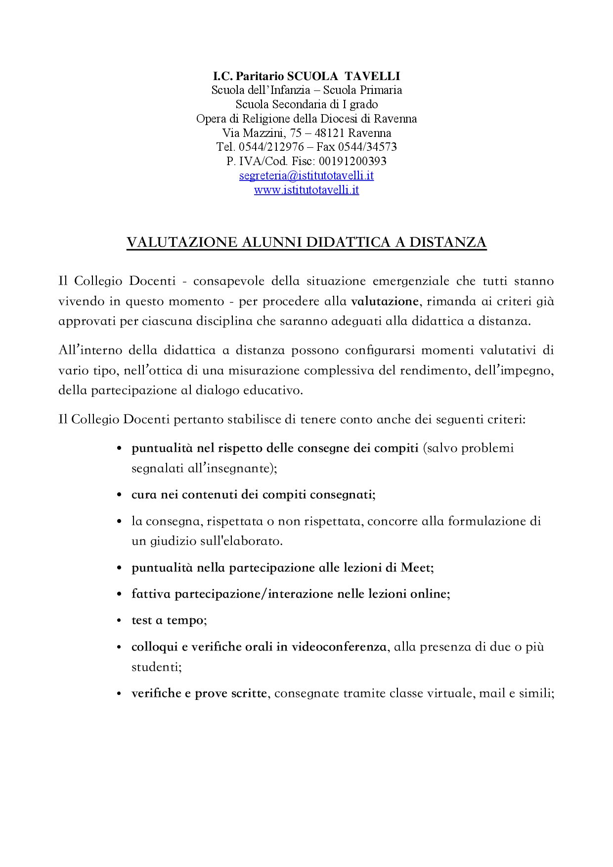 Valutazione alunni nella DAD