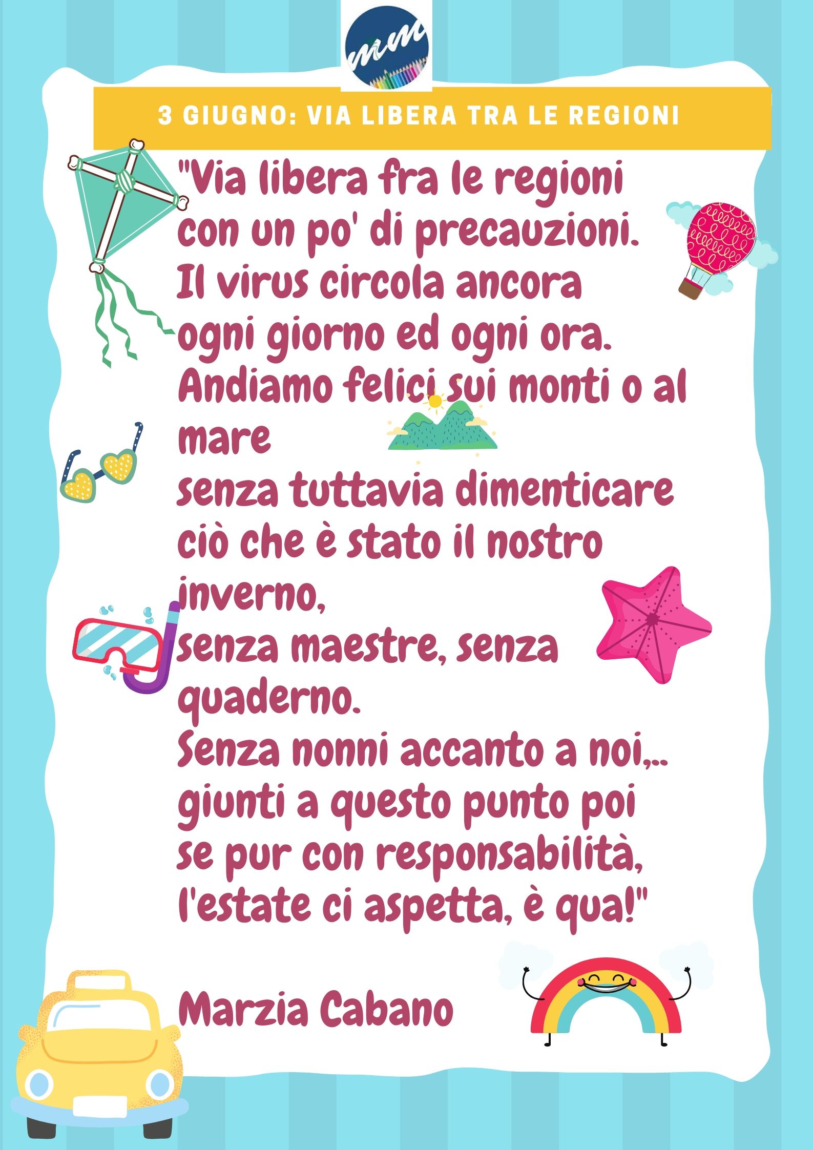 filastrocca 3 giugno_ via libera tra le regioni