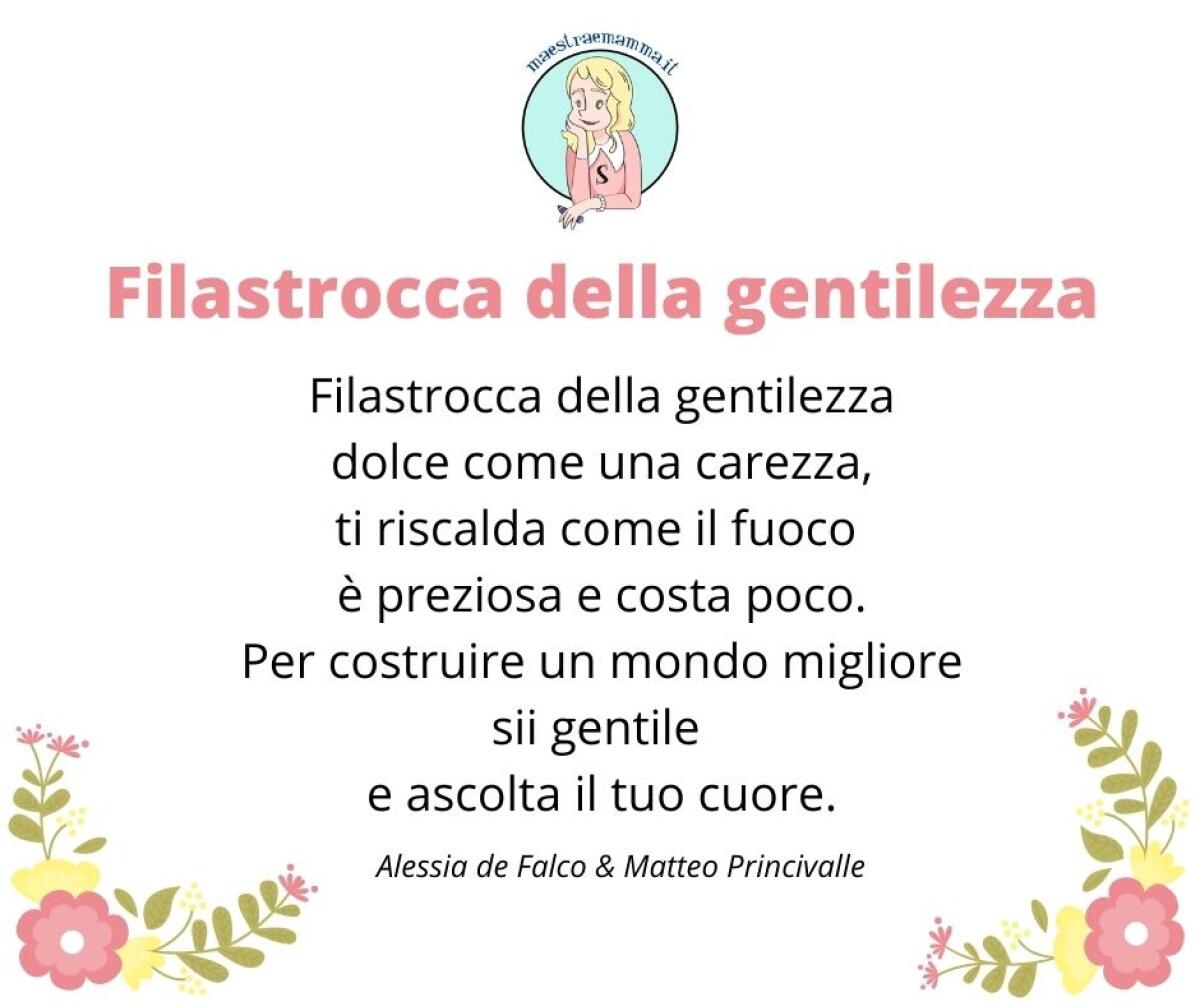 Filastrocca della gentilezza - 