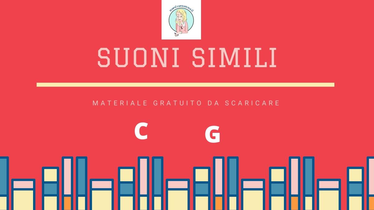 Suoni simili C - G - 