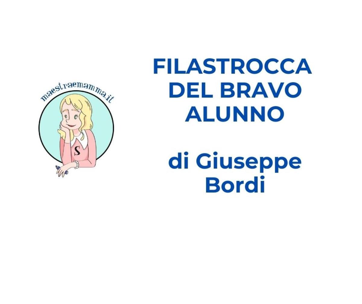 Filastrocca del bravo alunno di Giuseppe Bordi - 