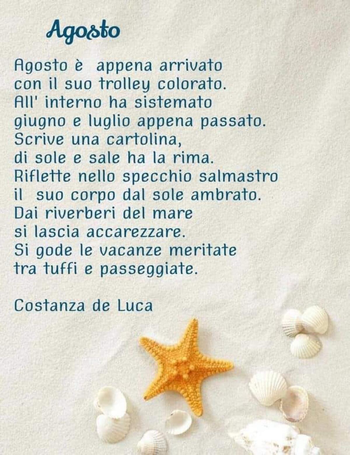 Agosto in poesia - 