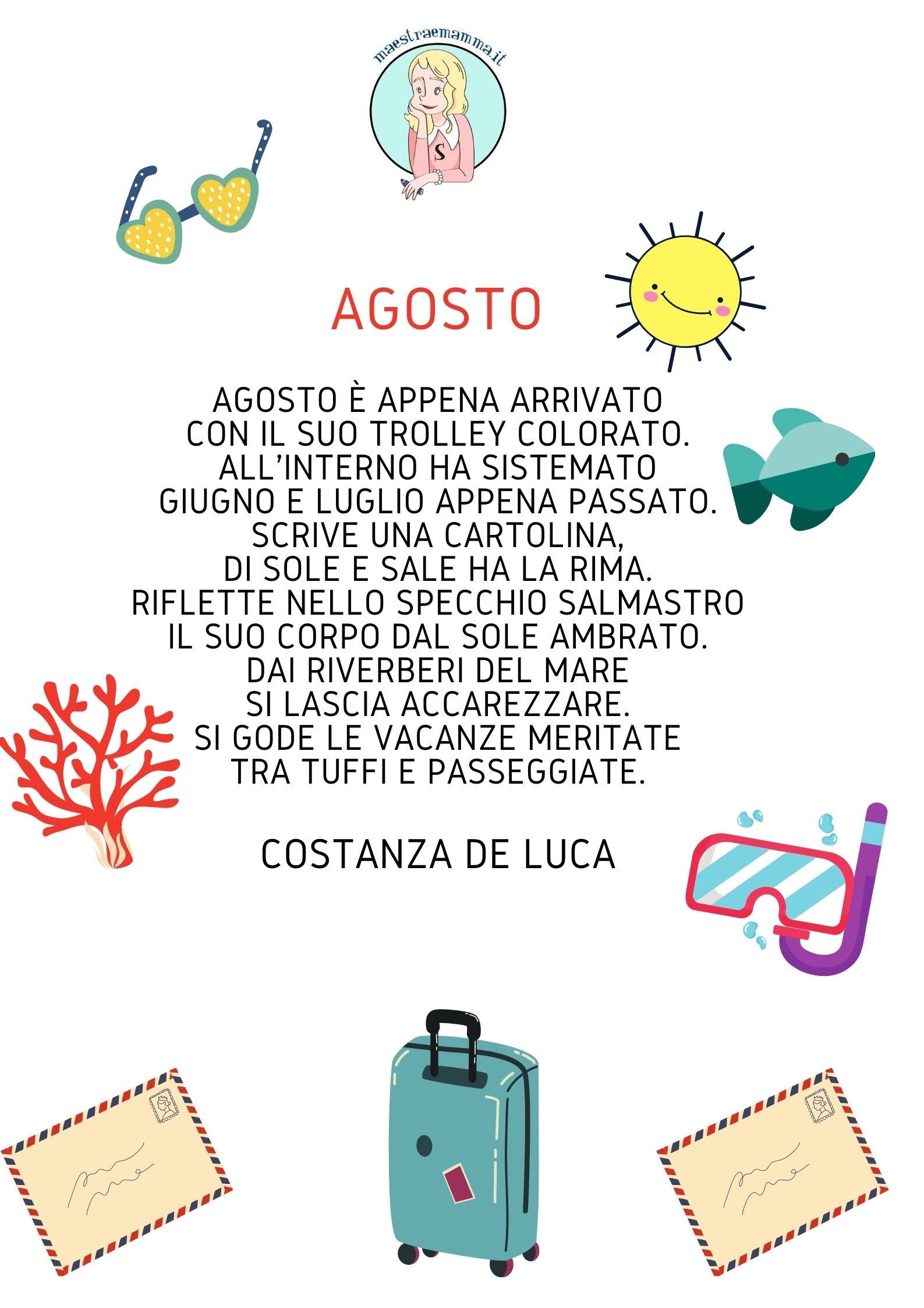 agosto poesia costanza de luca