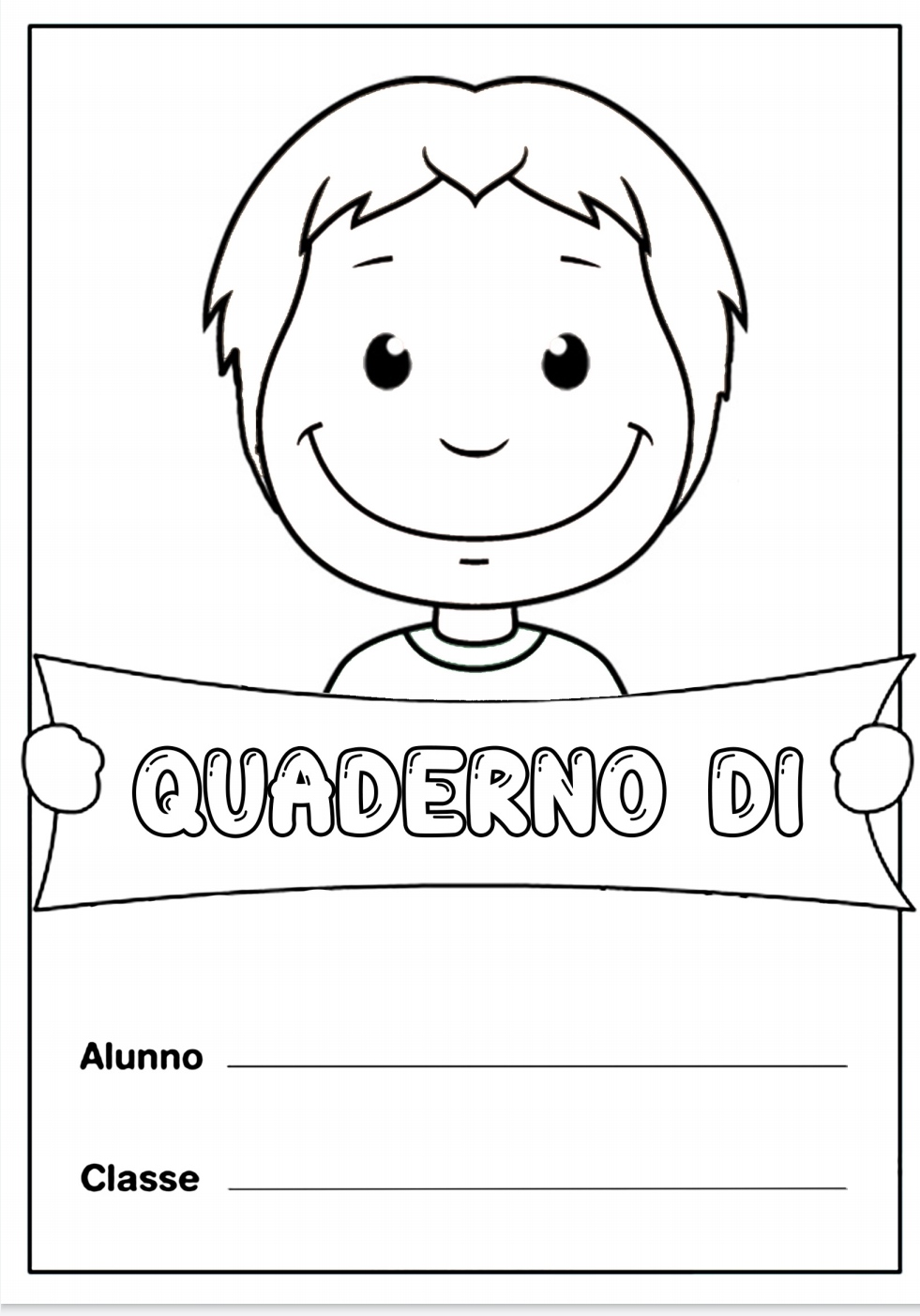 Copertine faldoni per scuola dell'infanzia