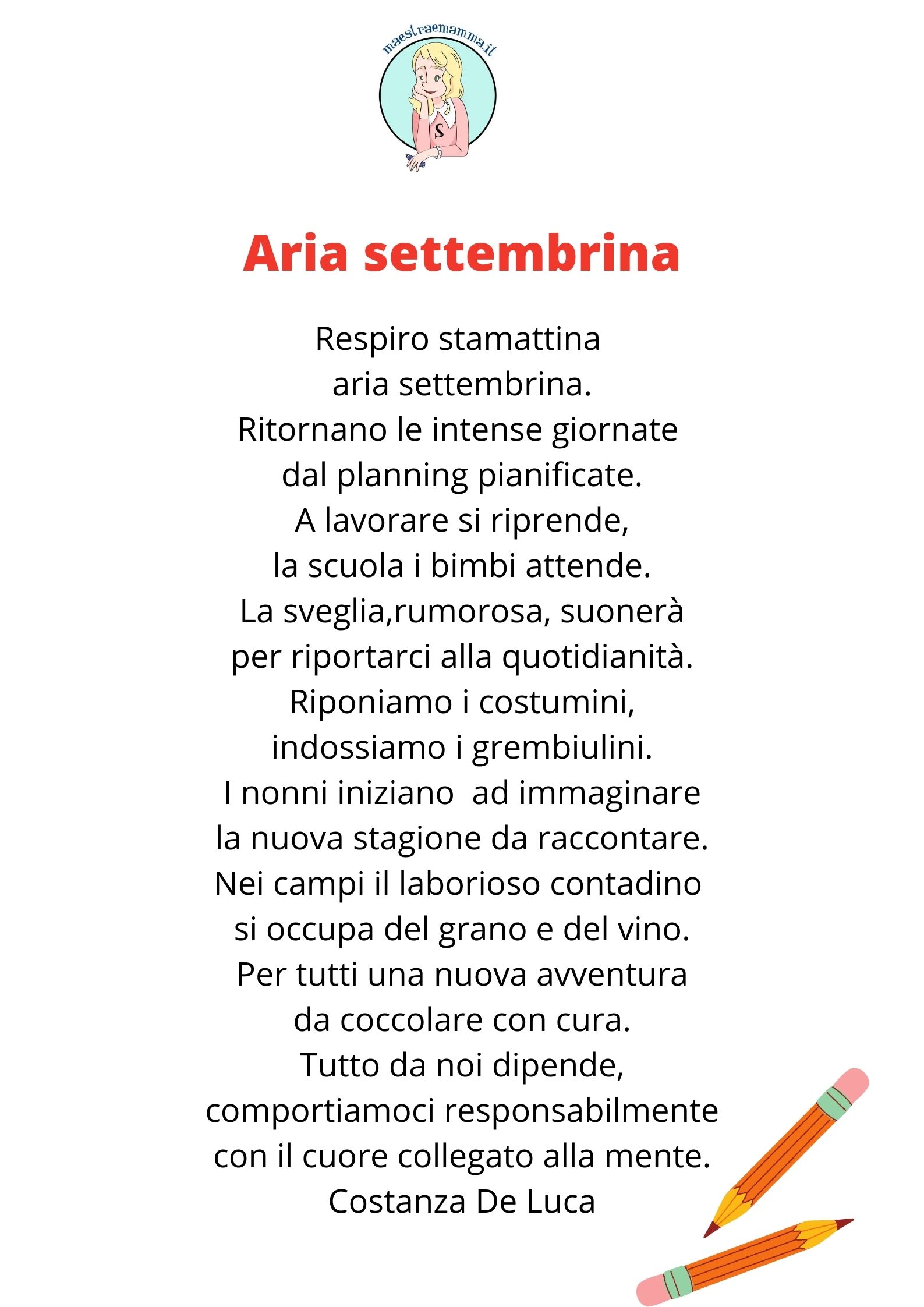 aria settembrina poesia per l'accoglienza