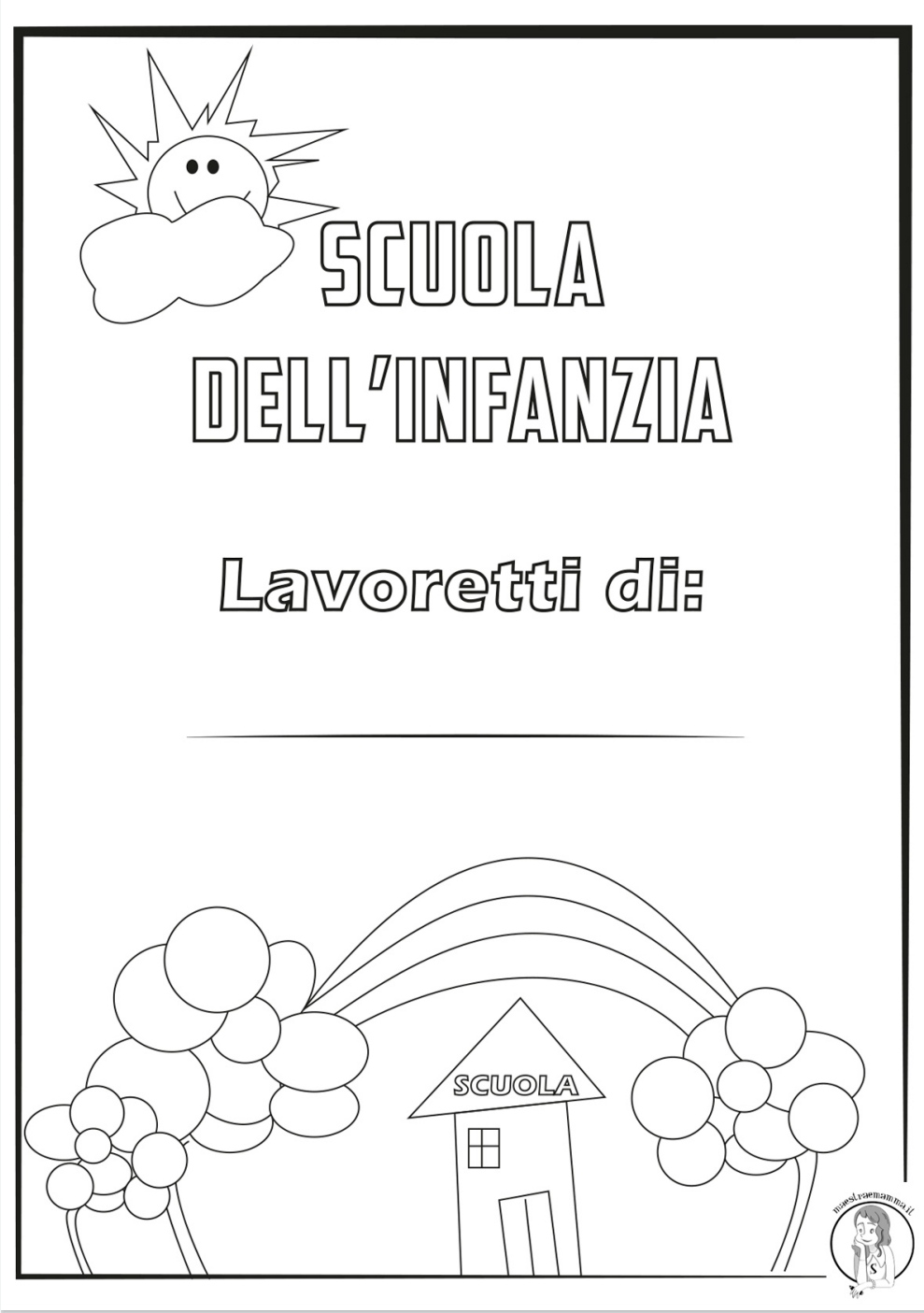 Copertine faldoni per scuola dell'infanzia